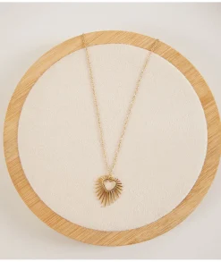 Bijoux>La boutique de Lilie COLLIER COEUR Dore