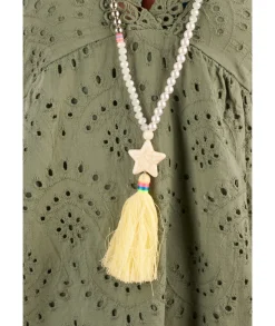 Bijoux>La boutique de Lilie COLLIER ETOILE Jaune