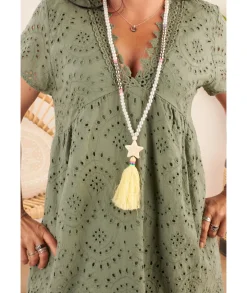 Bijoux>La boutique de Lilie COLLIER ETOILE Jaune