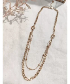 Bijoux>La boutique de Lilie COLLIER JEANNE Dore