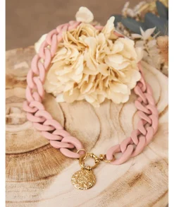 Bijoux>La boutique de Lilie COLLIER MILA Rose