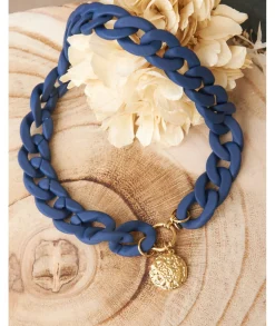 Bijoux>La boutique de Lilie COLLIER MILA Marine
