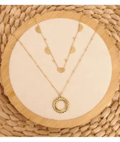 Bijoux>La boutique de Lilie COLLIER NORA Dore