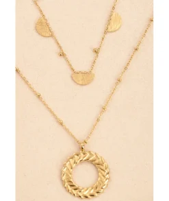 Bijoux>La boutique de Lilie COLLIER NORA Dore