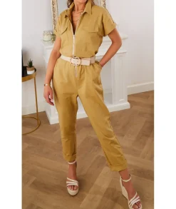 Combinaisons>La boutique de Lilie COMBINAISON ARIANE Camel