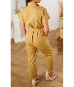 Combinaisons>La boutique de Lilie COMBINAISON ARIANE Camel