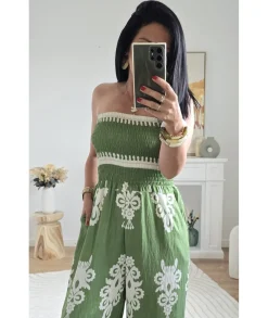 Combinaisons>La boutique de Lilie COMBINAISON FERNANDE Vert