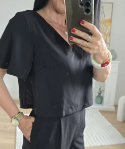 Combinaisons>La boutique de Lilie COMBINAISON HELENA Noir