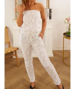 Combinaisons>La boutique de Lilie COMBINAISON SANDRINE Blanc