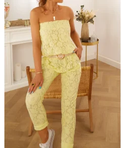 Combinaisons>La boutique de Lilie COMBINAISON SANDRINE Jaune