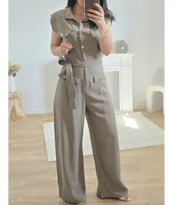 Combinaisons>La boutique de Lilie COMBINAISON VANESSA Kaki