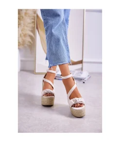 Sandales & Espadrilles>La boutique de Lilie COMPENSEE LAURA Beige