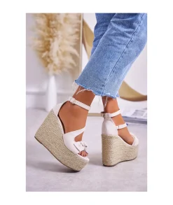 Sandales & Espadrilles>La boutique de Lilie COMPENSEE LAURA Beige