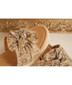Sandales & Espadrilles>La boutique de Lilie COMPENSEE TACITA Taupe