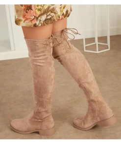 Boots & Bottes>La boutique de Lilie CUISSARDES REBECCA Beige