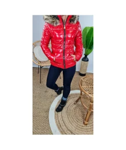 Doudounes>La boutique de Lilie DOUDOUNE ANNA Rouge