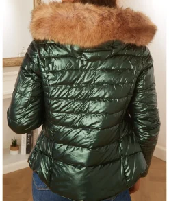 Manteaux|Doudounes>La boutique de Lilie DOUDOUNE LINDA Vert