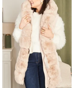 Doudounes>La boutique de Lilie DOUDOUNE SANS MANCHE BEVERLY Beige