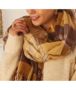Foulards & Écharpes>La boutique de Lilie ECHARPE LYA Moutarde