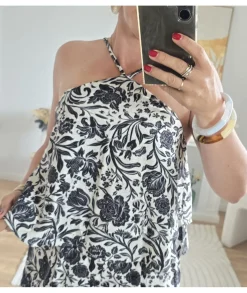 Tops / Blouses|Jeans / Pantalons>La boutique de Lilie ENSEMBLE BELLA Noir