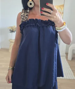 Tops / Blouses|Jeans / Pantalons>La boutique de Lilie ENSEMBLE CANDICE Marine