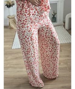 Tops / Blouses|Jeans / Pantalons>La boutique de Lilie ENSEMBLE GLORIA Rouge