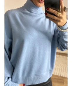 Jupes / Shorts>La boutique de Lilie ENSEMBLE JUPE PULL SAMANTHA Bleu