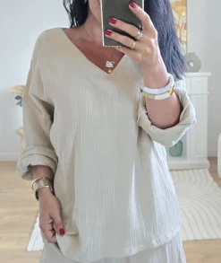 Jupes / Shorts>La boutique de Lilie ENSEMBLE SHORT ALEXIA Beige