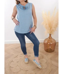 Sandales & Espadrilles>La boutique de Lilie ESPADRILLES MONA Bleu