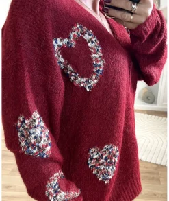 Pulls / Gilets>La boutique de Lilie GILET ANASTACIA Bordeaux