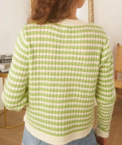 Pulls / Gilets>La boutique de Lilie GILET CAMELIA Vert