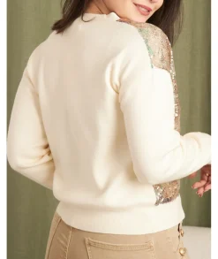 Pulls / Gilets>La boutique de Lilie GILET DENYSTA Beige