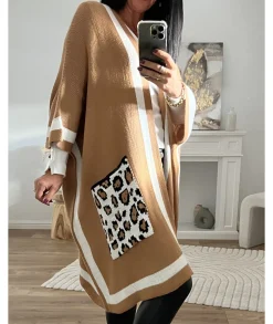 Pulls / Gilets>La boutique de Lilie GILET LUNA Camel