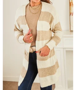 Pulls / Gilets>La boutique de Lilie GILET MONA Blanc