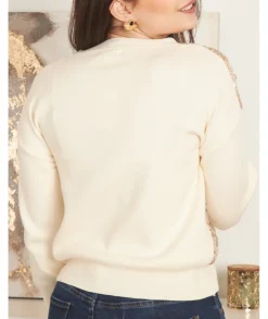 Pulls / Gilets>La boutique de Lilie GILET NAYA Dore