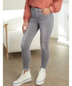 Jeans / Pantalons>La boutique de Lilie JEANS ALEXIA Gris
