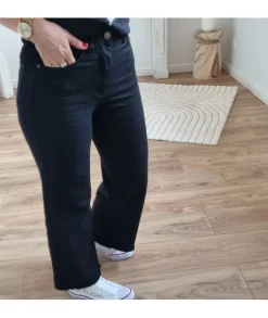 Jeans / Pantalons>La boutique de Lilie JEANS ARABESQUE 7/8 Noir