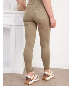 Jeans / Pantalons>La boutique de Lilie JEANS BIANKA Taupe