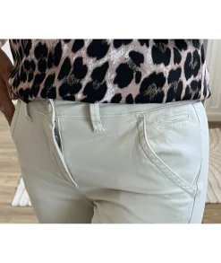 Jeans / Pantalons>La boutique de Lilie JEANS DELPHINE Beige