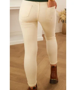 Jeans / Pantalons>La boutique de Lilie JEANS DORLANE Beige
