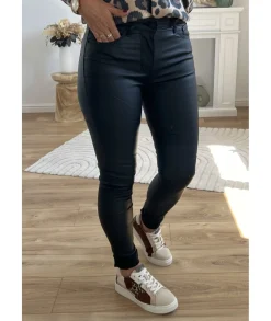 Jeans / Pantalons>La boutique de Lilie JEANS HUILE DERINA Noir