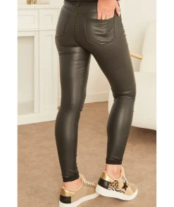 Jeans / Pantalons>La boutique de Lilie JEANS HUILE ROSALIE Noir