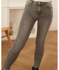 Jeans / Pantalons>La boutique de Lilie JEANS LILA Gris