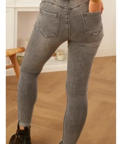 Jeans / Pantalons>La boutique de Lilie JEANS LILA Gris