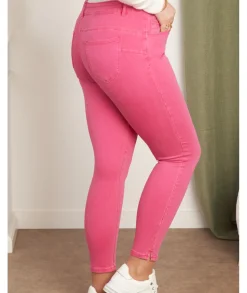 Jeans / Pantalons>La boutique de Lilie JEANS LOUNA Fushia