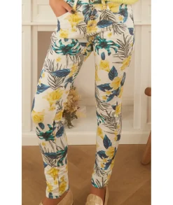 Jeans / Pantalons>La boutique de Lilie JEANS MARYLOU Blanc