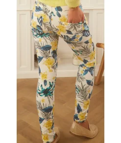 Jeans / Pantalons>La boutique de Lilie JEANS MARYLOU Blanc
