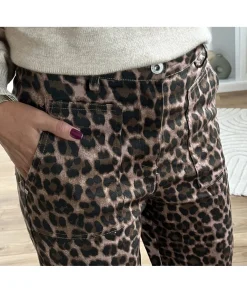Jeans / Pantalons>La boutique de Lilie JEANS ROBERT Camel