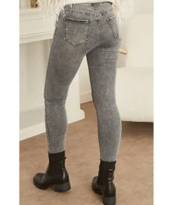 Jeans / Pantalons>La boutique de Lilie JEANS SYBILE Gris