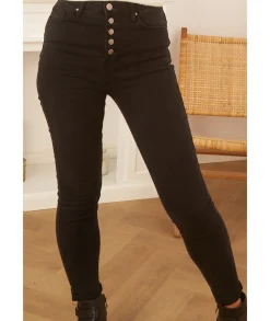 Jeans / Pantalons>La boutique de Lilie JEANS VICTOIRE Noir